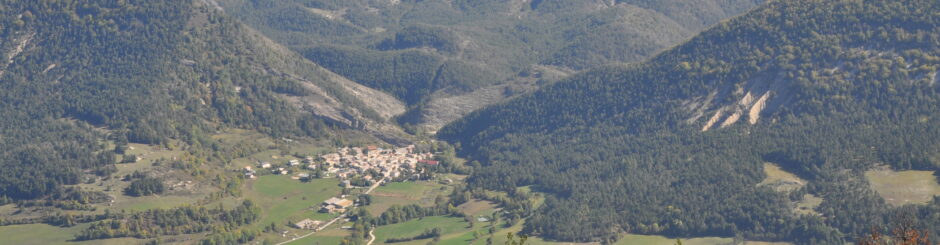 Allons, village des Alpes de Haute Provence